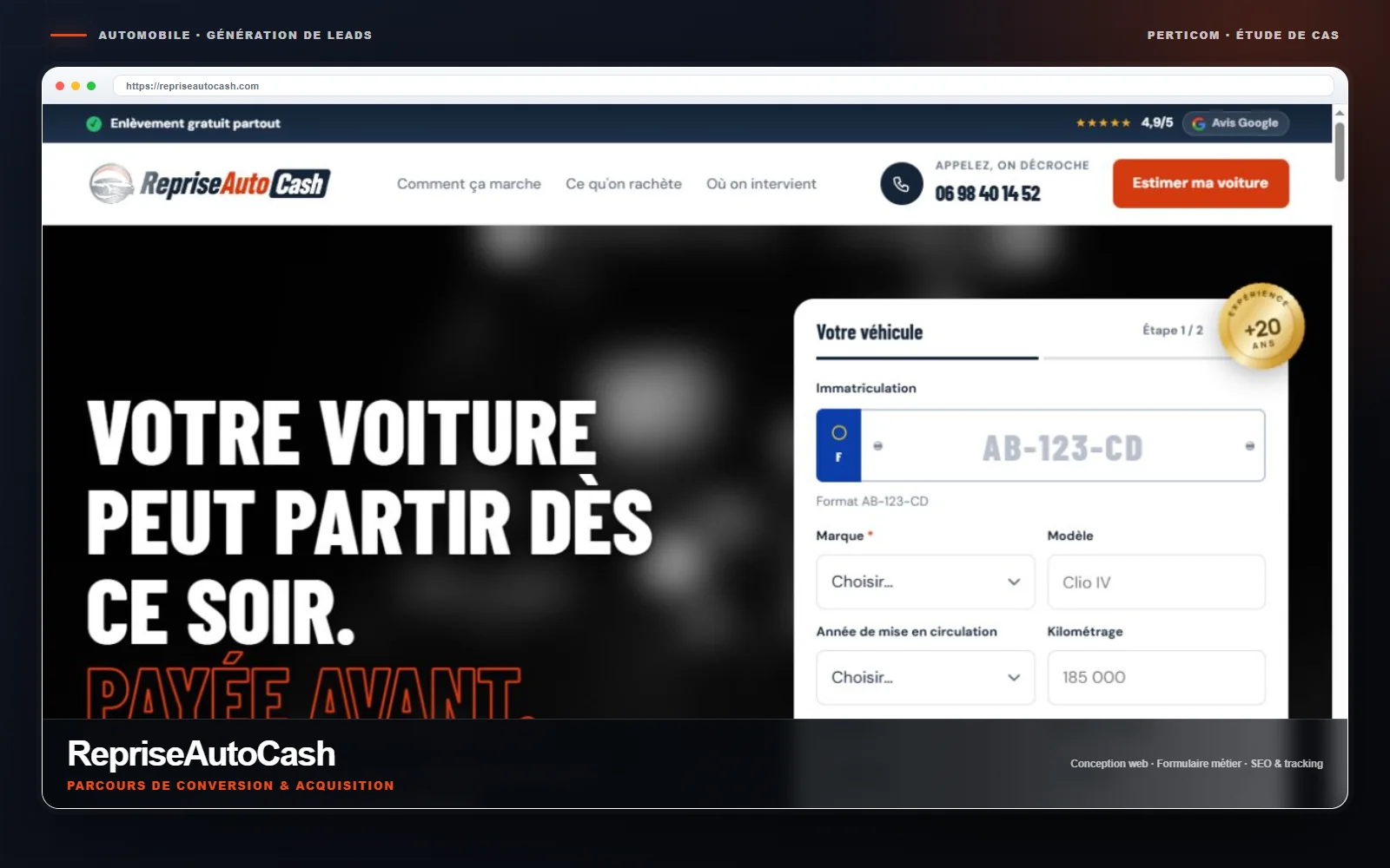 Projet RepriseAutoCash